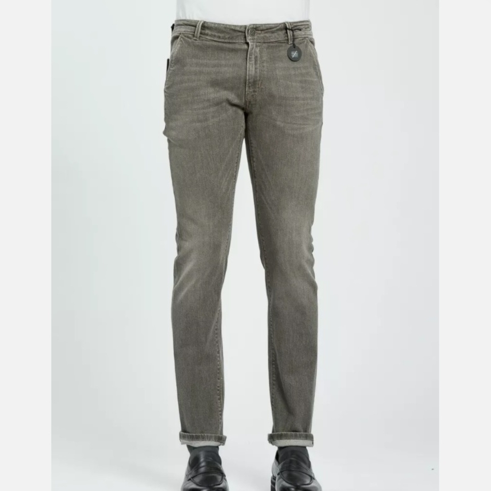 Callie Lives Mens Gray PT05 ICONIC PROJECT jeans Slim Jeans Modern Fit 40